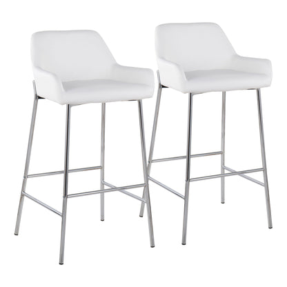 Daniella - Contemporary Fixed Height Barstool (Set of 2) Lumi Source