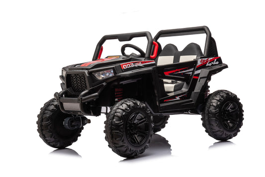12V7A*2 30W*4 Four-Wheel Drive Leather Seat One Button Start, Forward And Backward, High And Low Speed, Music, Front Light, Power Display, Two Doors Can Open, 2.4G R / C, Seat Belt Four Wheel Absorber Daily Nest