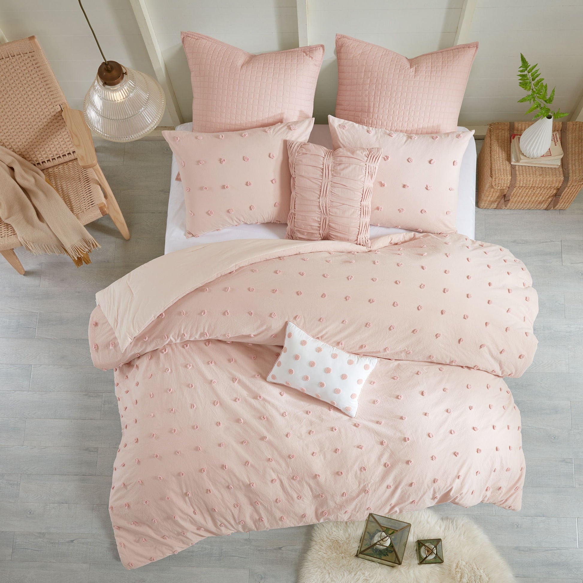 Brooklyn - King Comforter Set - Pink Urban Habitat