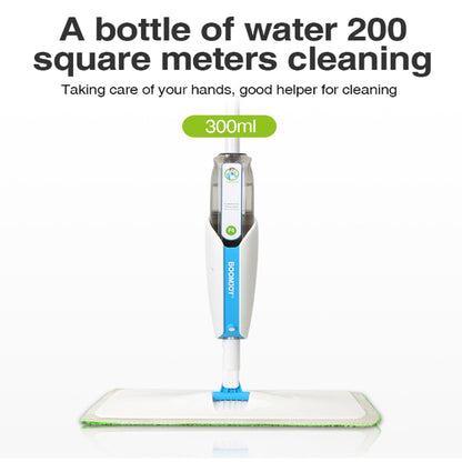 Superfine Fiber Washable Mat Spray Mop With 300Ml Reusable Bottle For Various Floors - Blue Daily Nest