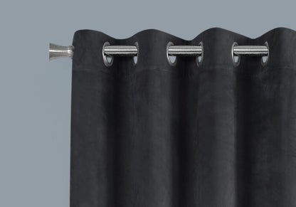 2 Pieces Set, Curtain Panel, Room Darkening, Grommet, Contemporary & Modern 8th Street