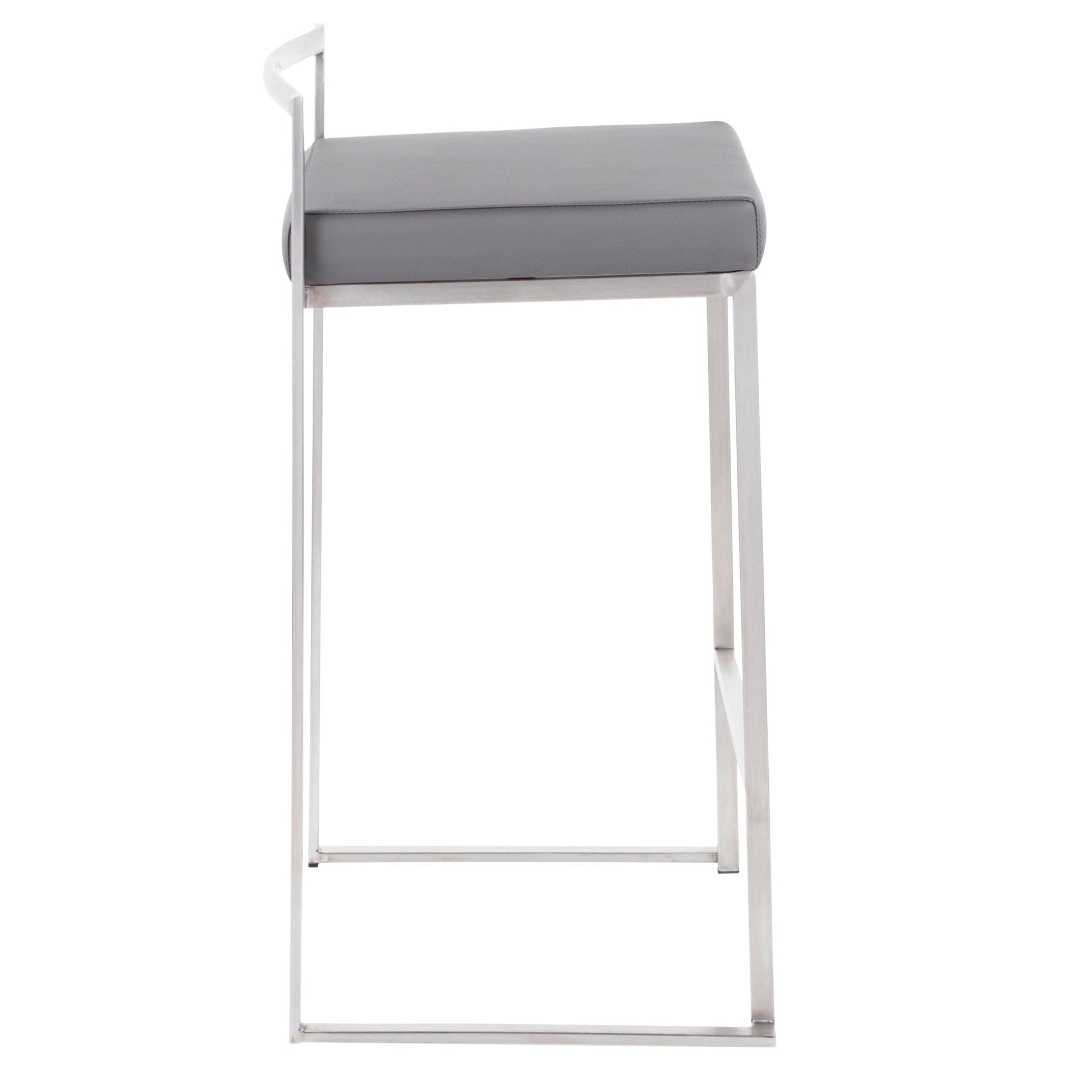 Fuji - Elegant Design Contemporary Stackable Counter Stool Lumi Source