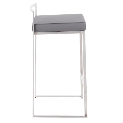 Fuji - Elegant Design Contemporary Stackable Counter Stool Lumi Source