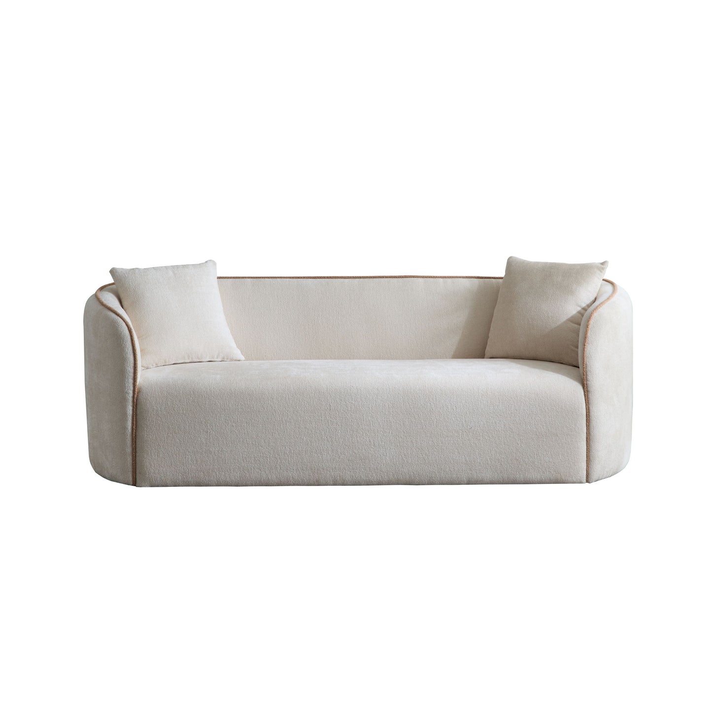 Coral - Curved Sofa, 3 Seater Noble House