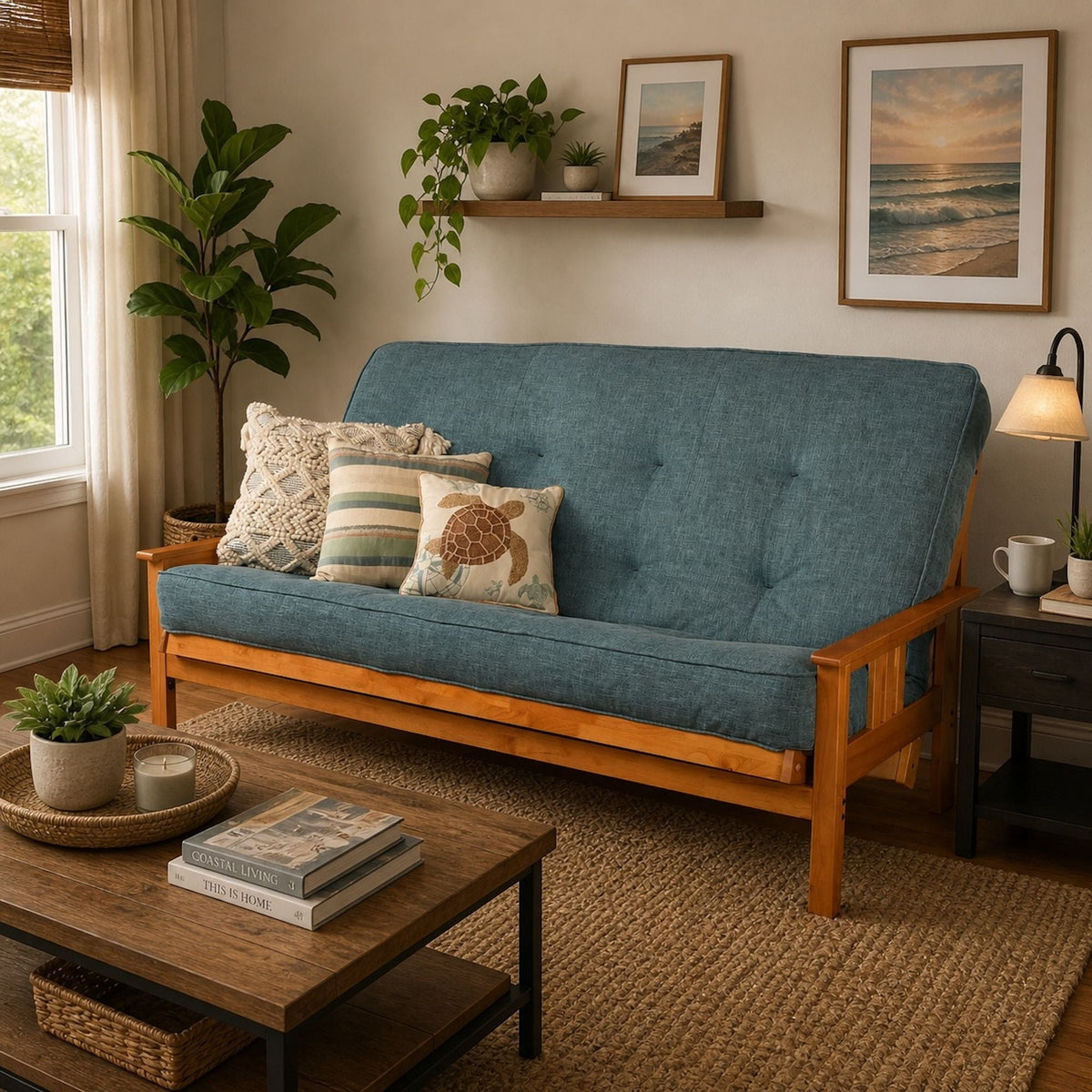 Westwood - Queen Size Futon Frame Sofa Home Essentials