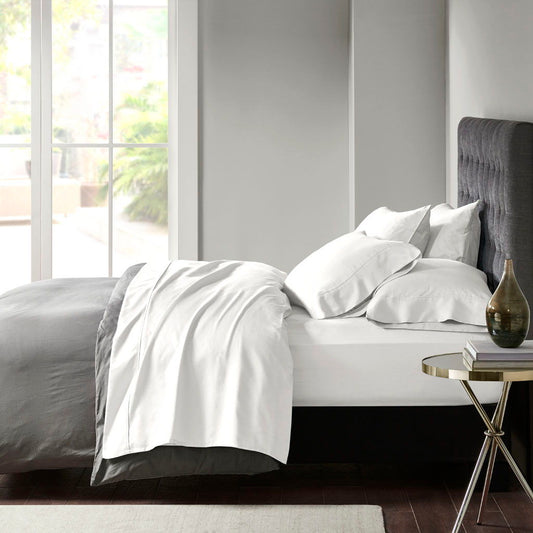 Queen 800 Thread Count Sheet Set - White Madison Park