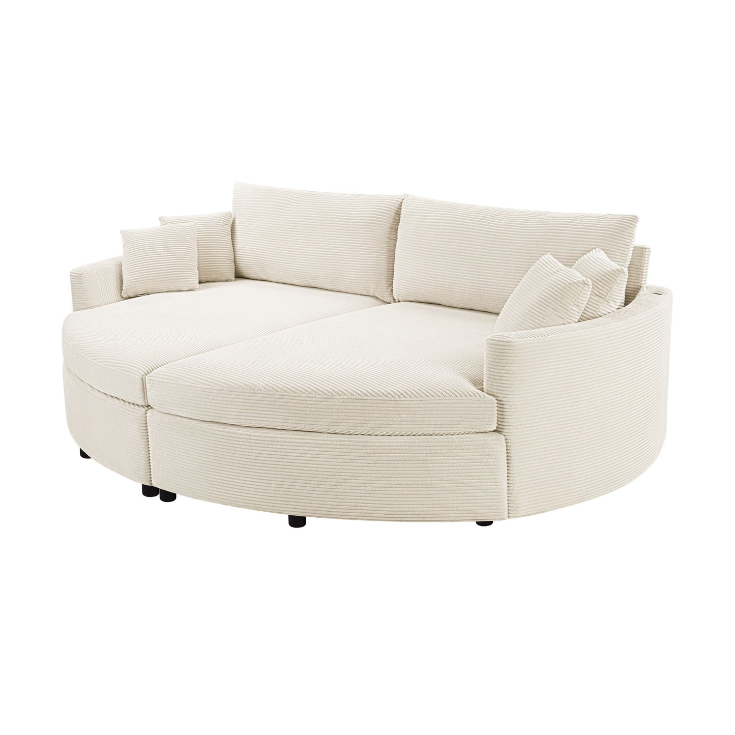 Oversized Double Chaise Lounge Sofa With USB Ports Hearth and Haven
