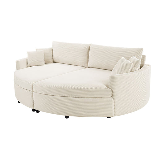 Oversized Double Chaise Lounge Sofa With USB Ports Hearth and Haven