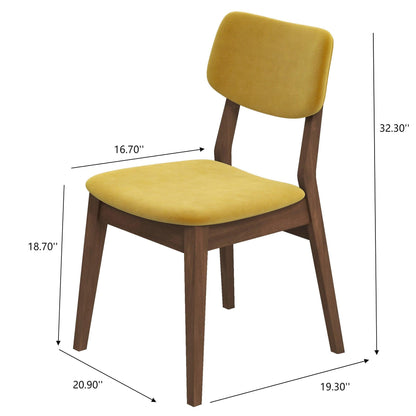 Carlos - Solid Back Side Chair (Set of 2) Ashcroft Furniture