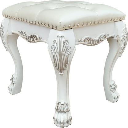 Dresden II - Vanity Stool - Bone White Acme