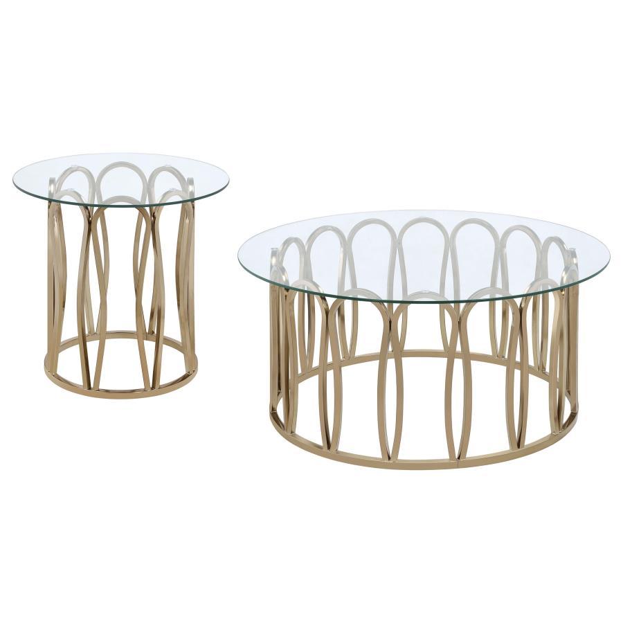 Monett - Coffee And End Table Set Coaster Fine Furniture