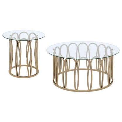 Monett - Coffee And End Table Set Coaster Fine Furniture