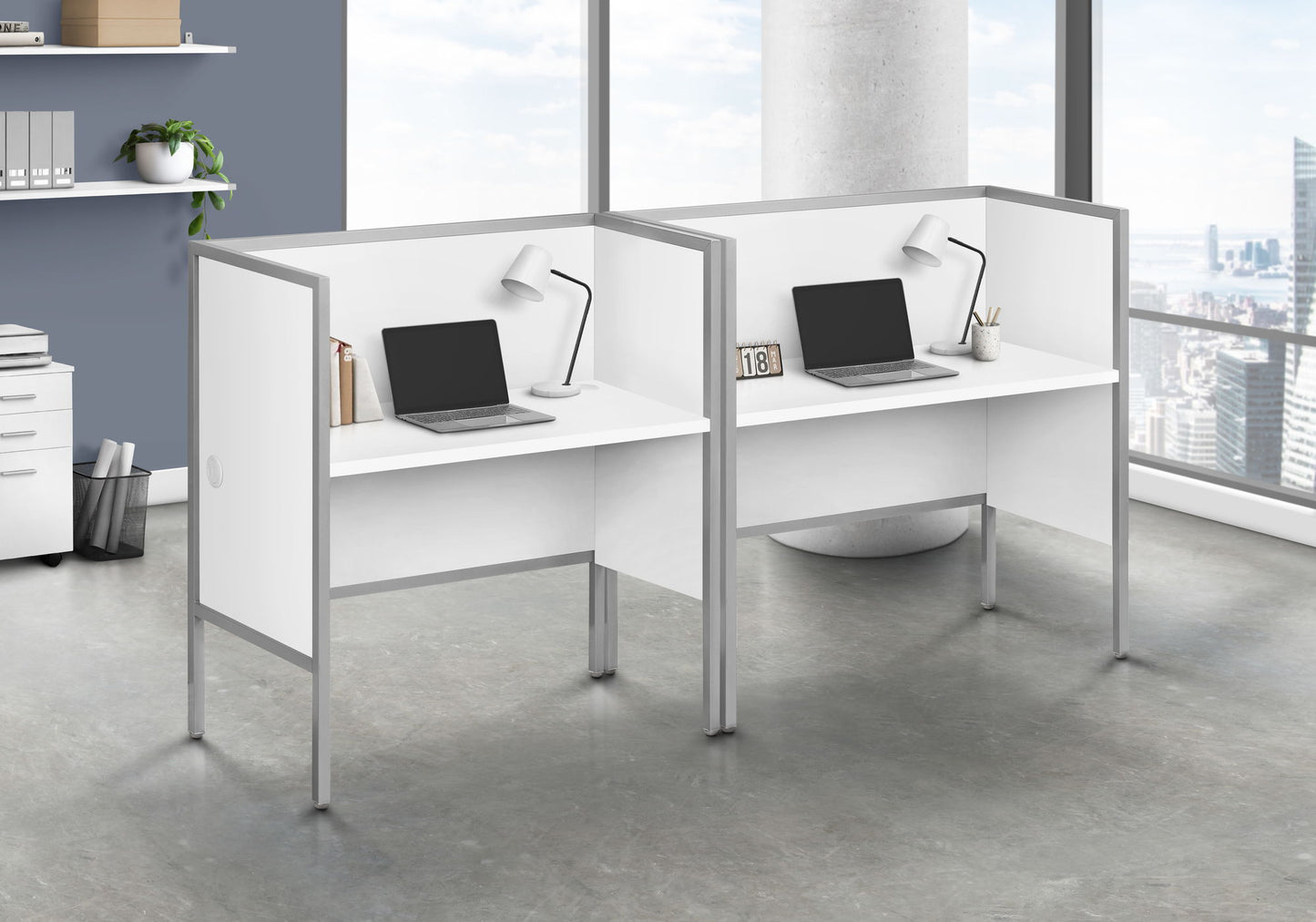 Office Cubicle, Desk, Commercial Grade, Contemporary & Modern 8th Street