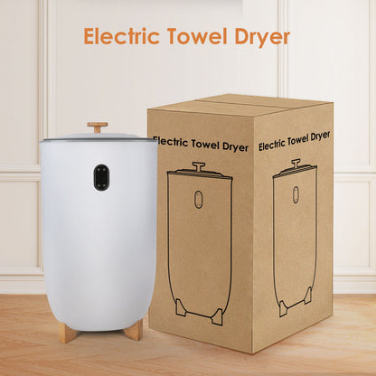 Extra Large Towel Warmers, Luxury Bucket Towel Warmers, Large Towel Warmers For The Bathroom - White Daily Nest