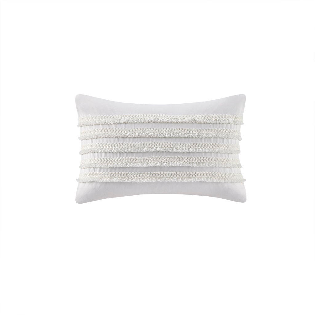 Daria - Oblong Pillow - Ivory