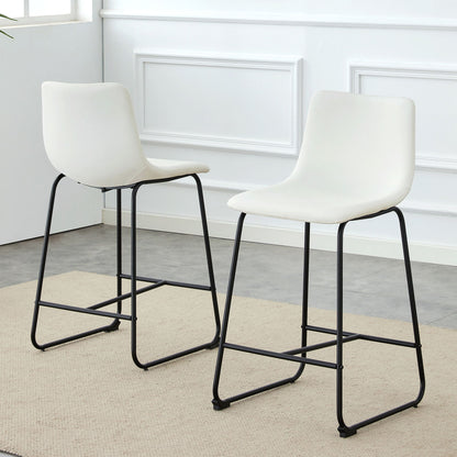Retro Bar Chairs, Comfortable Stools (Set of 2) Home Essentials