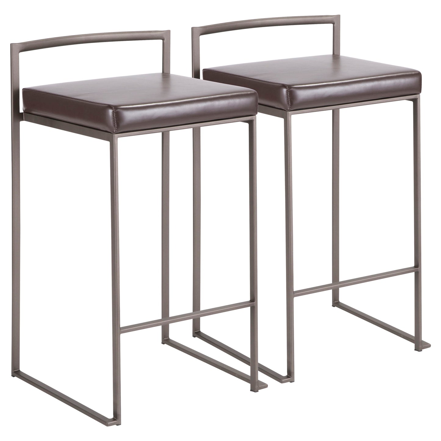 Fuji - Industrial Stackable Counter Stool Elegant Design Lumi Source
