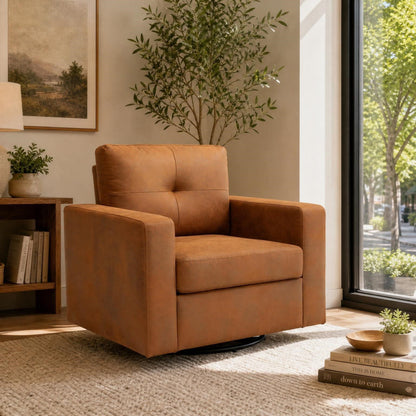 360 Degree Rotation Single Sofa Chair For Living Room Home Essentials