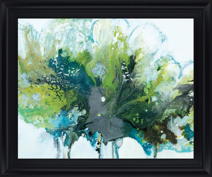 Verdant Surge - 28" x 34" Framed Wall Art Classy Living