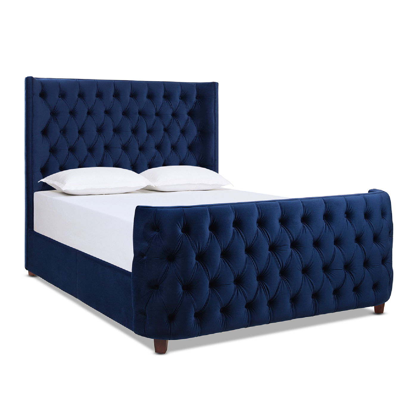 Brooklyn - Tufted Panel Bed Headboard And Footboard Set Jennifer Taylor Home