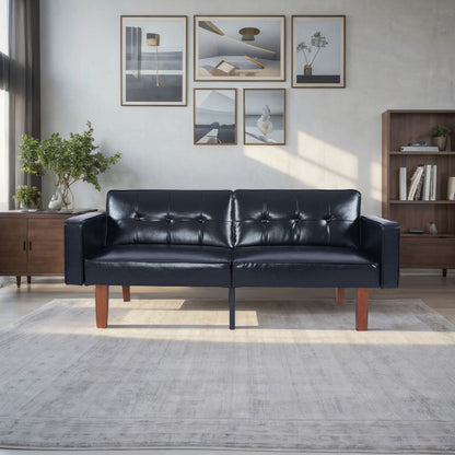 3 Position Split Back Futon Sofa Bed For Living Room Home Essentials