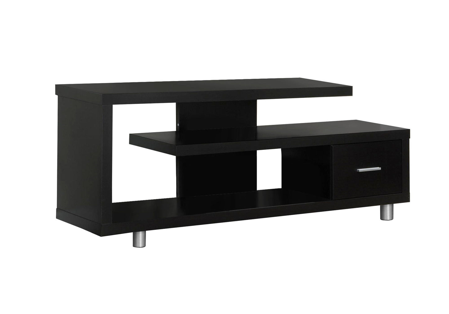 TV Stand, Console, Media Entertainment Center Storage Cabinet, Contemporary & Modern 8th Street