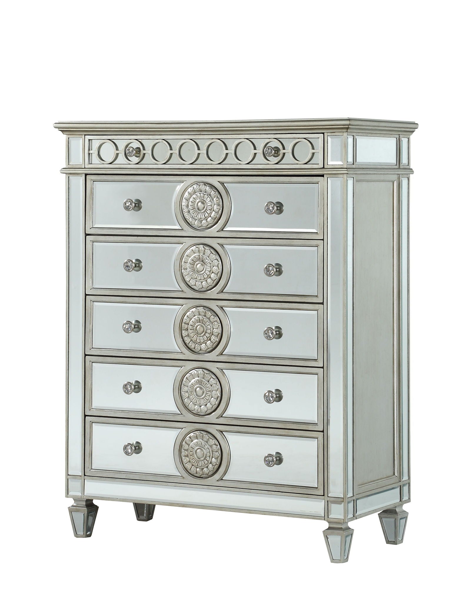 Varian - Mirrored Chest - Silver Acme