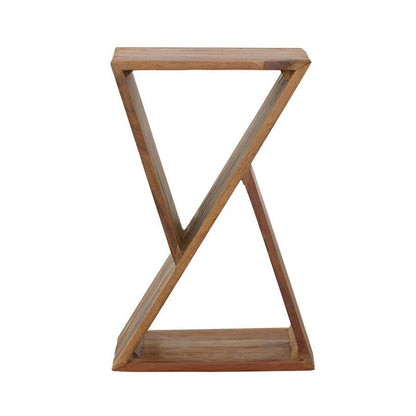 Lily - Solid Reclaimed Wood Accent Side Table - Natural CoasterEveryday