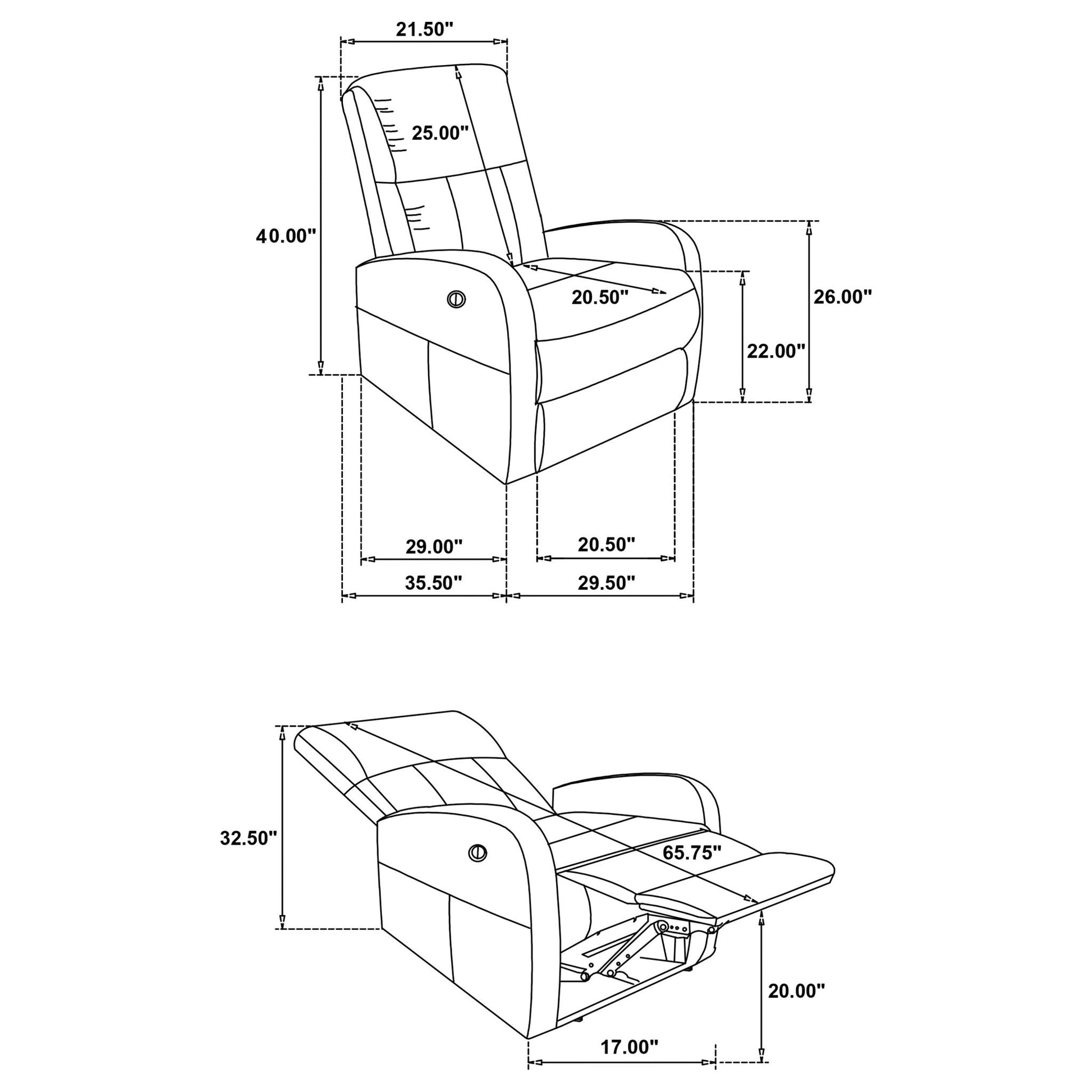 Kim - Power Recliner Furniture Max