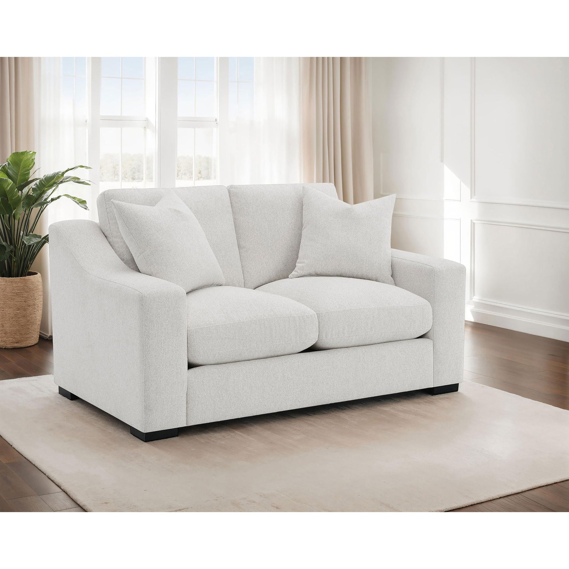 Chelan - Sloped Arm Loveseat Furniture Max