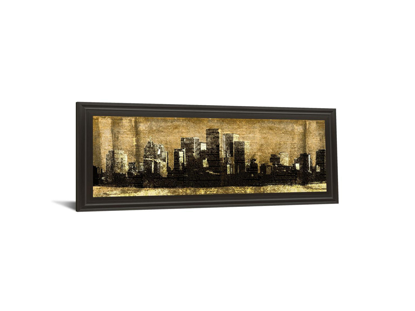 Defined City Il By Sd Graphic Studio - Framed Print Wall Art - Black