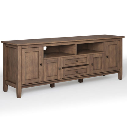 Warm Shaker - Handcrafted TV Media Stand Simpli-Home
