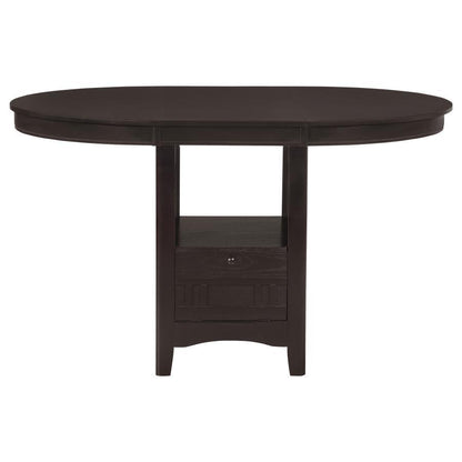 Lavon - Oval Extension Counter Dining Table - Espresso CoasterEveryday