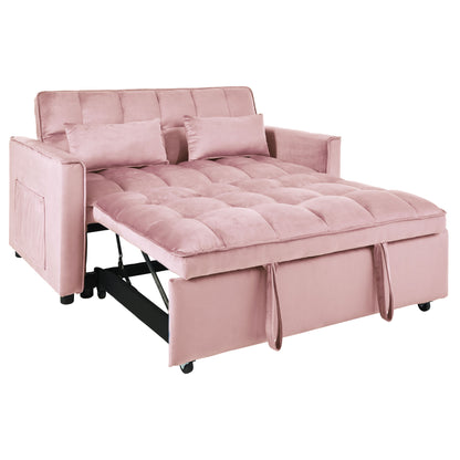 3 In 1 Pull Out Couch Convertible Sofa Bed With Reclining Backrest Home Essentials