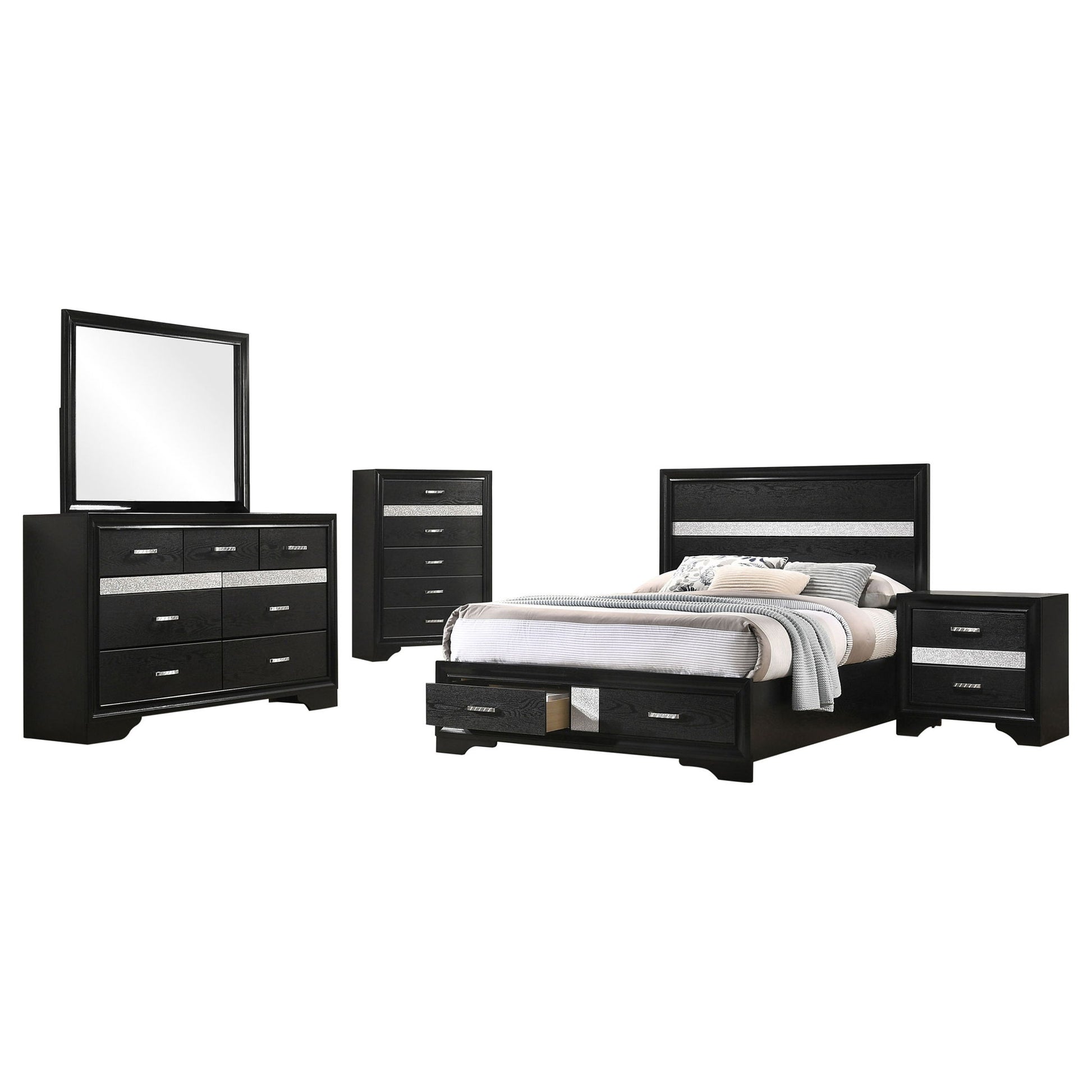 Annie - 5 Piece Bedroom Set Furniture Max