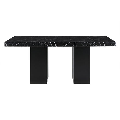 Jhoanna - 5 Pieces Dining Table Set - Black Global Furniture USA