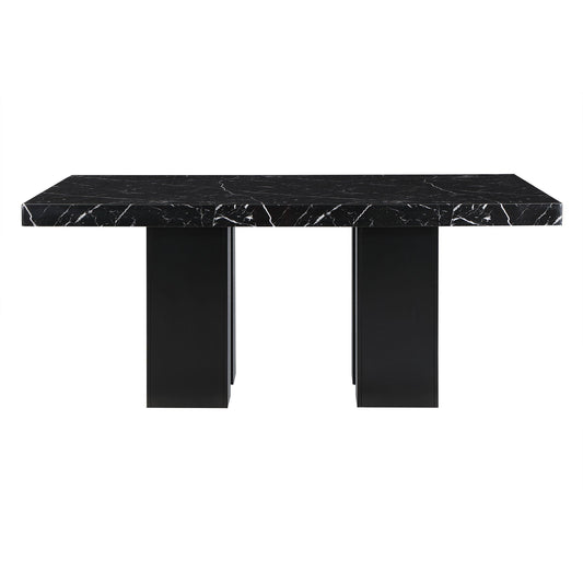 Jhoanna - 5 Pieces Dining Table Set - Black Global Furniture USA