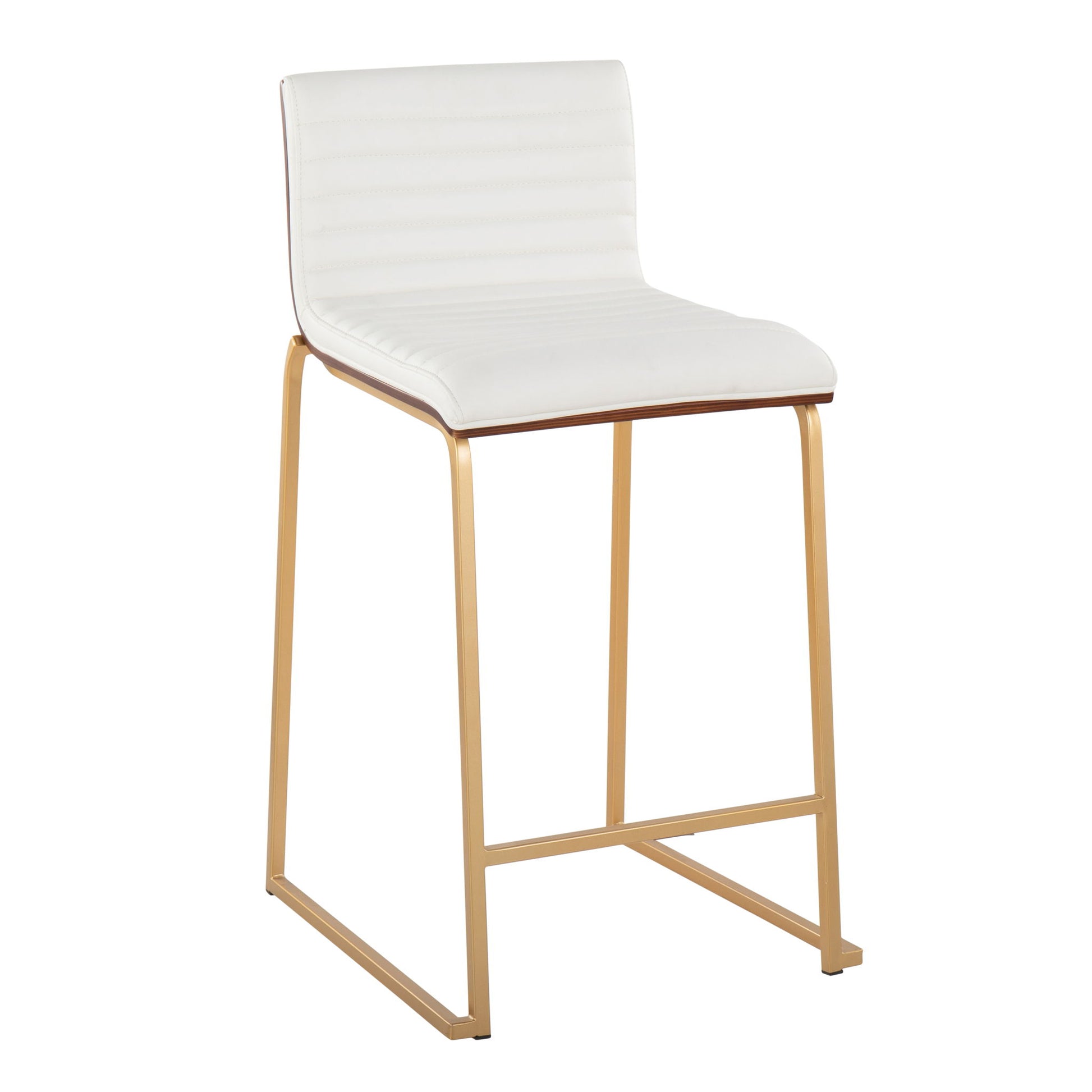 Mason Mara - Contemporary Design Fixed Height Counter Stool (Set of 2) Lumi Source