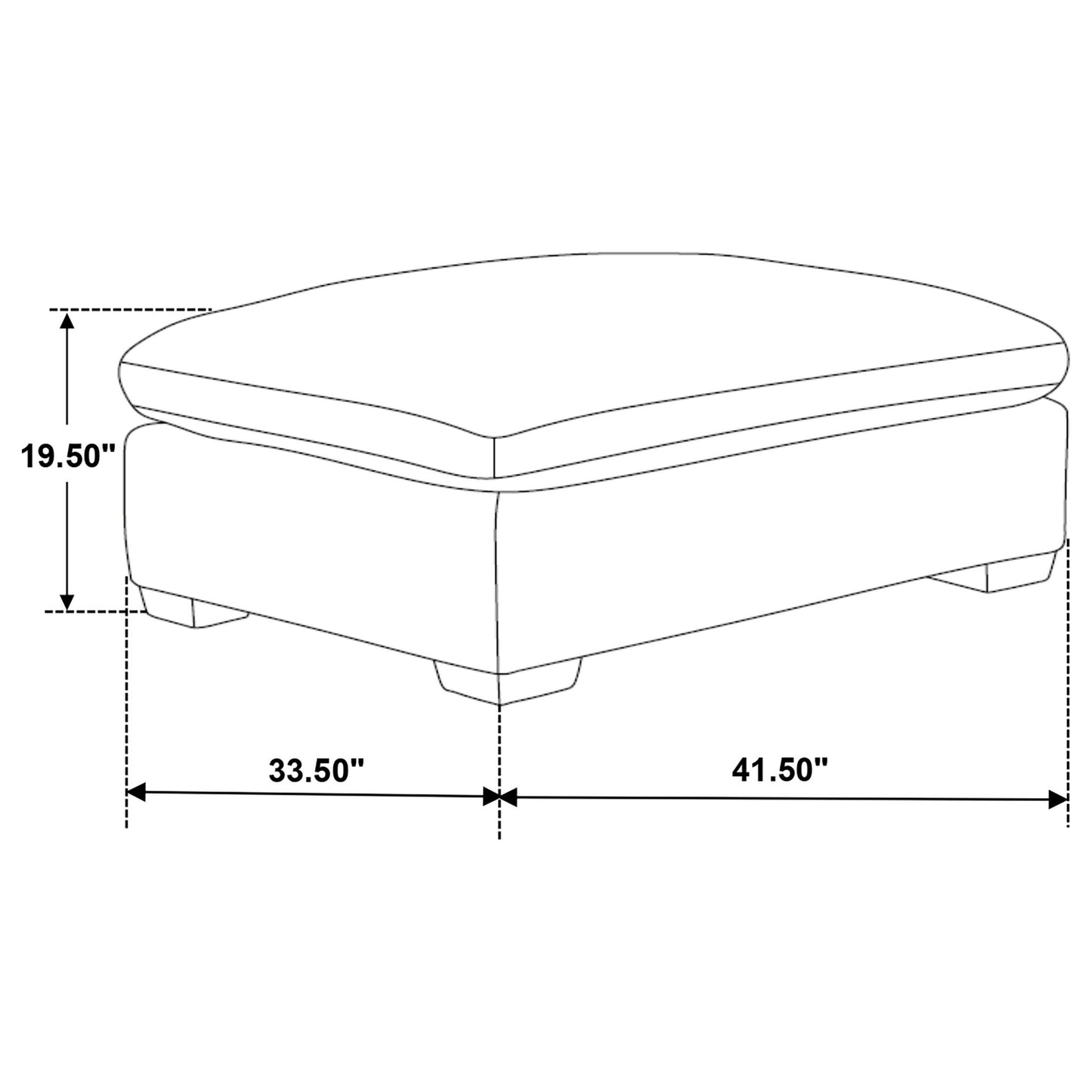Zachary - Upholstered Ottoman Furniture Max