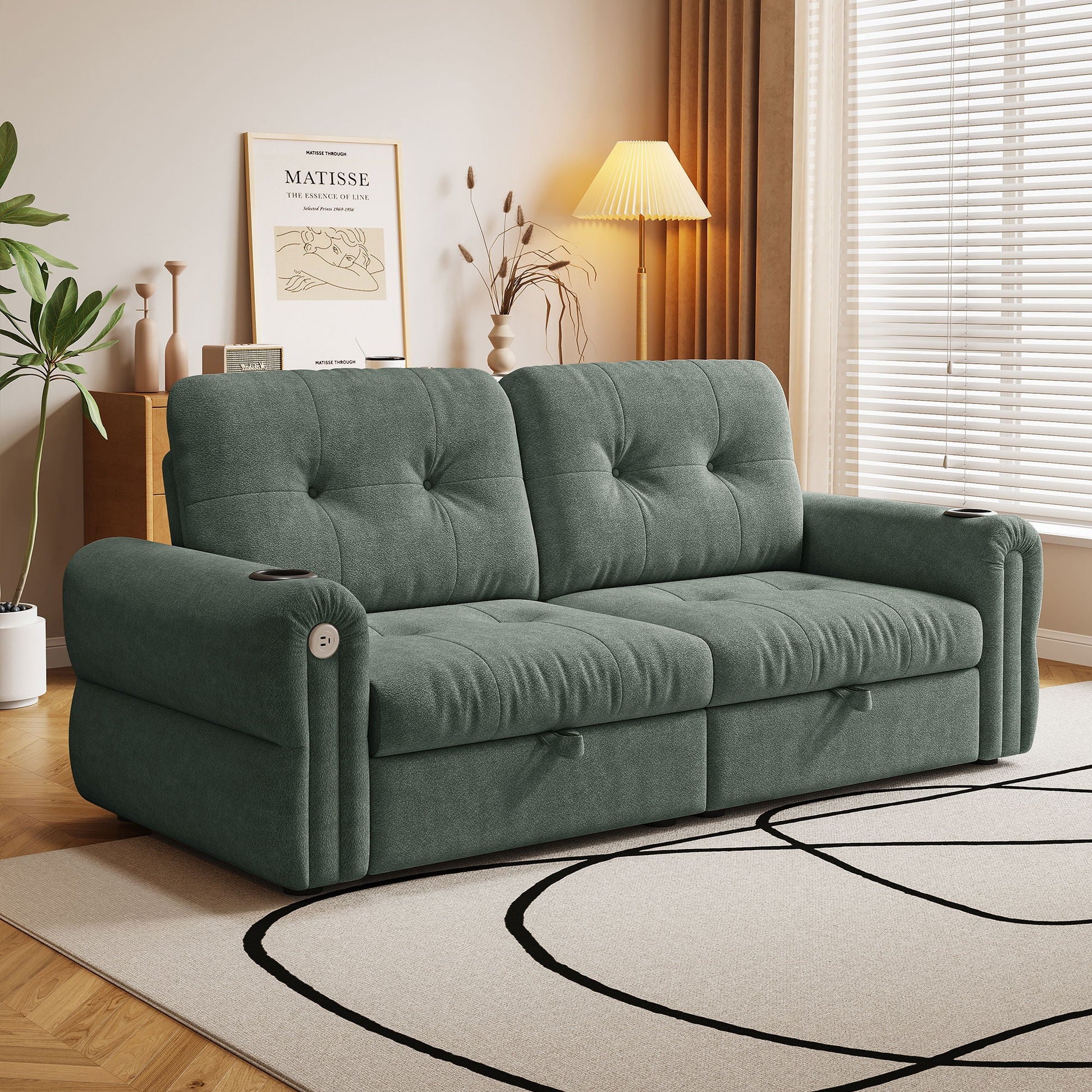 Cloud Like Convertible Sofa Bed With For Living Room Home Essentials