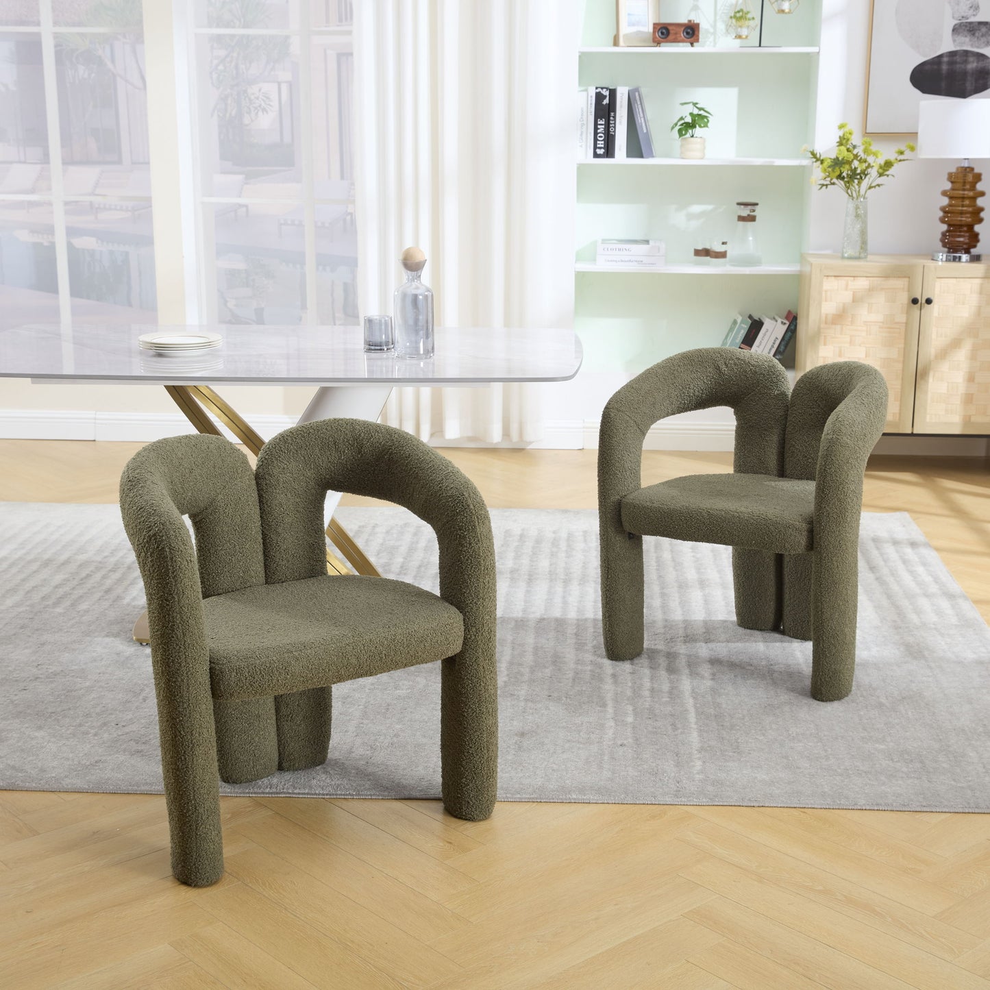 Coolmore Contemporary Designed Accent / Dining Chair With Armrests Home Essentials