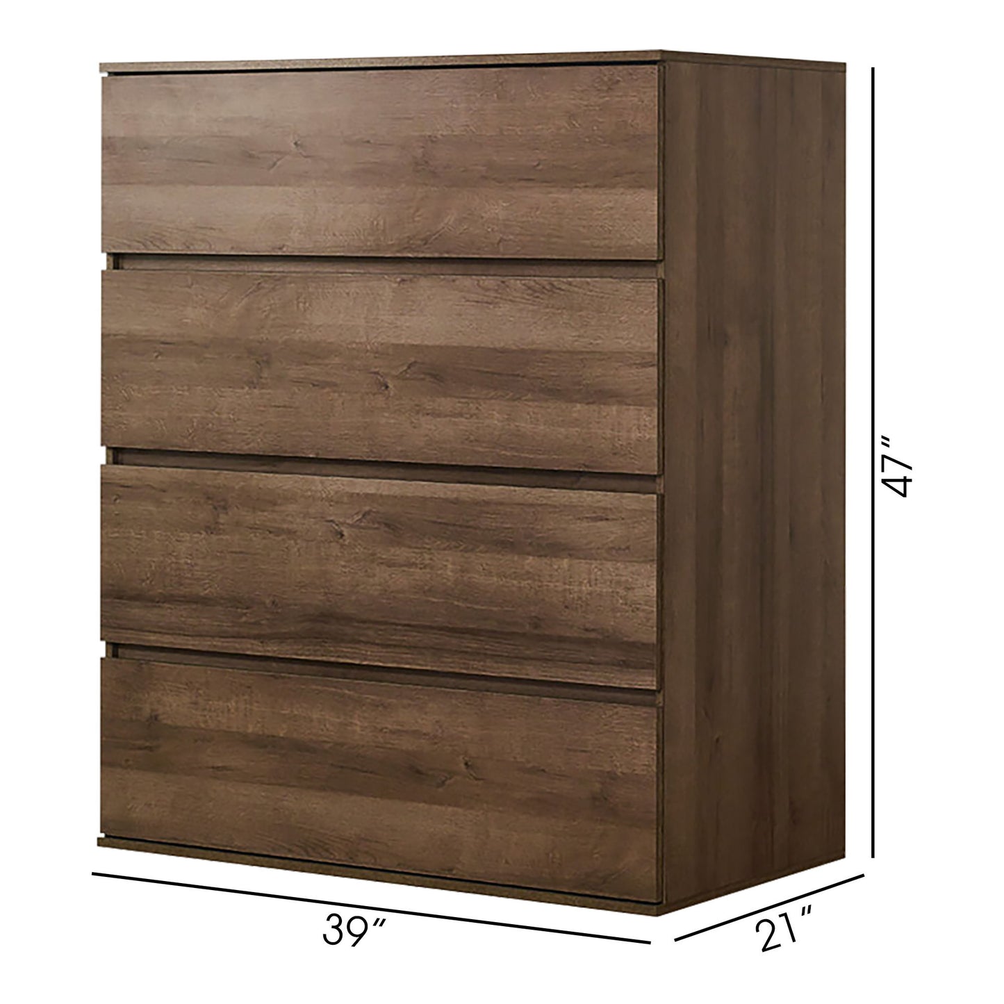 Liv - 4 Drawer Contemporary Wood Chest Home Essentials