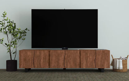 Trask - Wood TV Stand Media Console - Mango Brown Coaster Fine Furniture