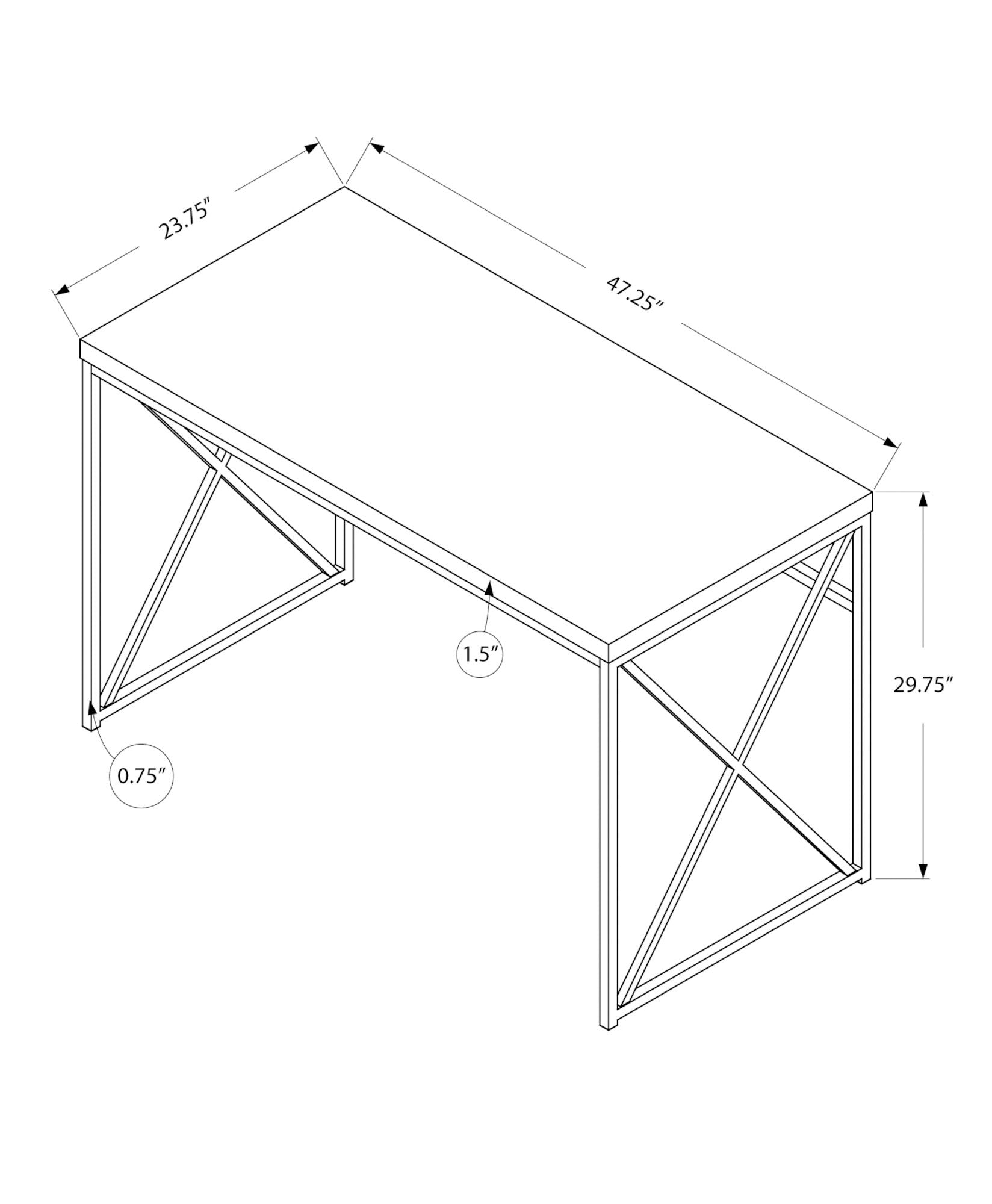 Computer Desk For Home Office, Laptop 8th Street