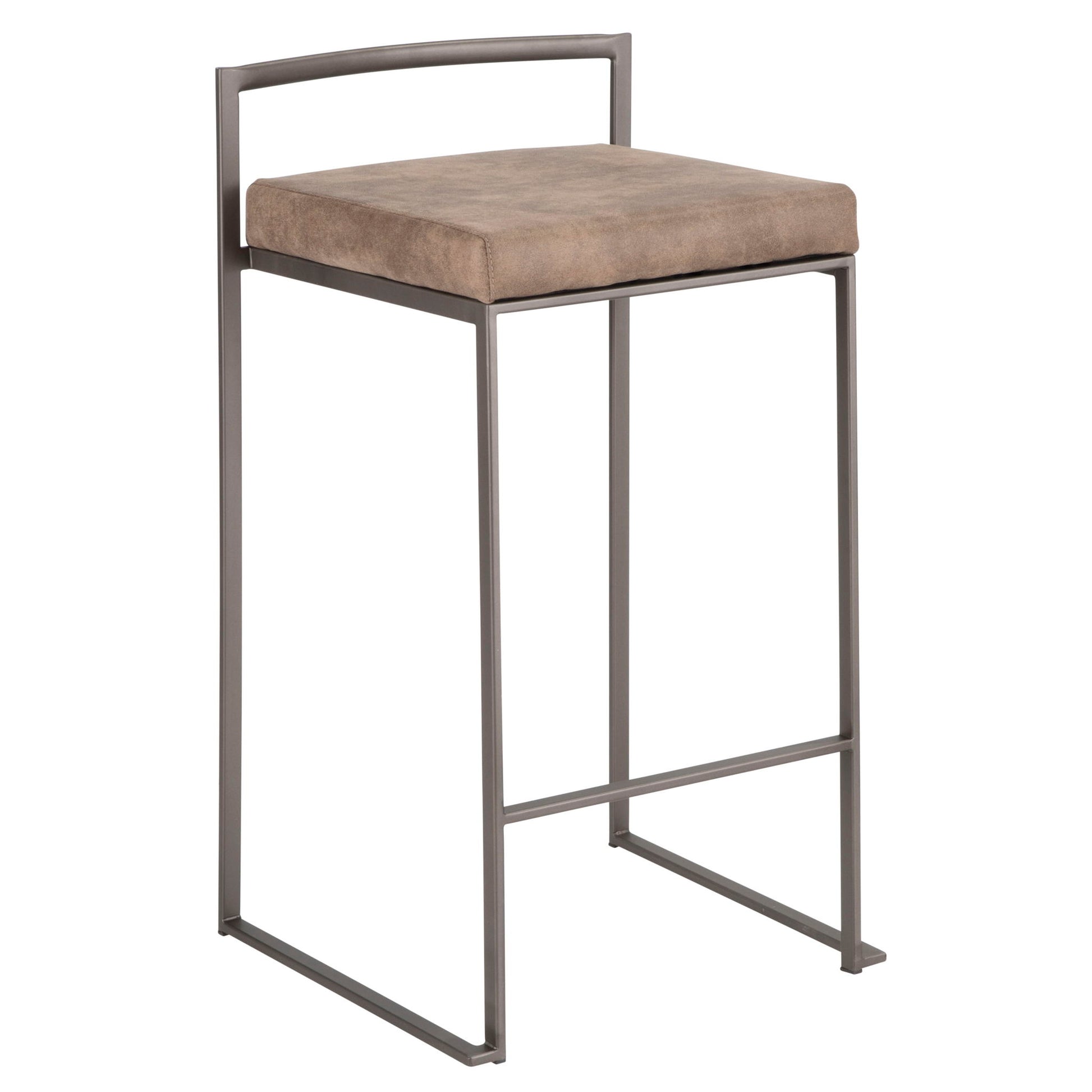 Fuji - Industrial Stackable Counter Stool Elegant Design Lumi Source