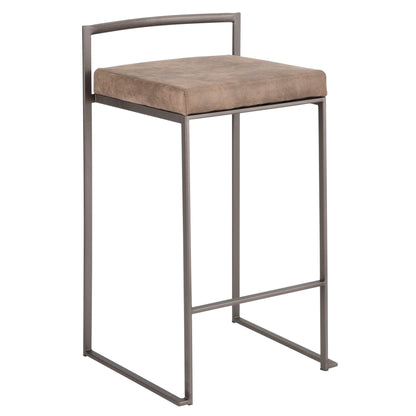 Fuji - Industrial Stackable Counter Stool Elegant Design Lumi Source