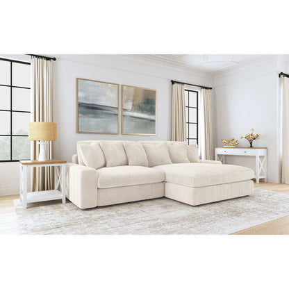 Upton - Reversible Sectional Sofa With Oversized Chaise - Sand Furniture Max