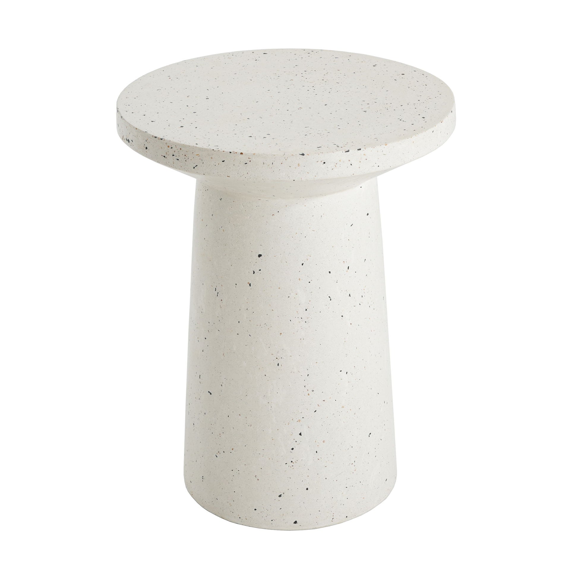 Terrazzo - Outdoor Side Table - White Noble House