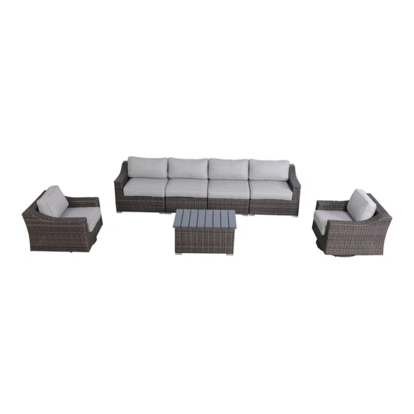 Stylish Sofa Seating Group With Cushions Perfect For Outdoor Gatherings LSI Patio Furniture