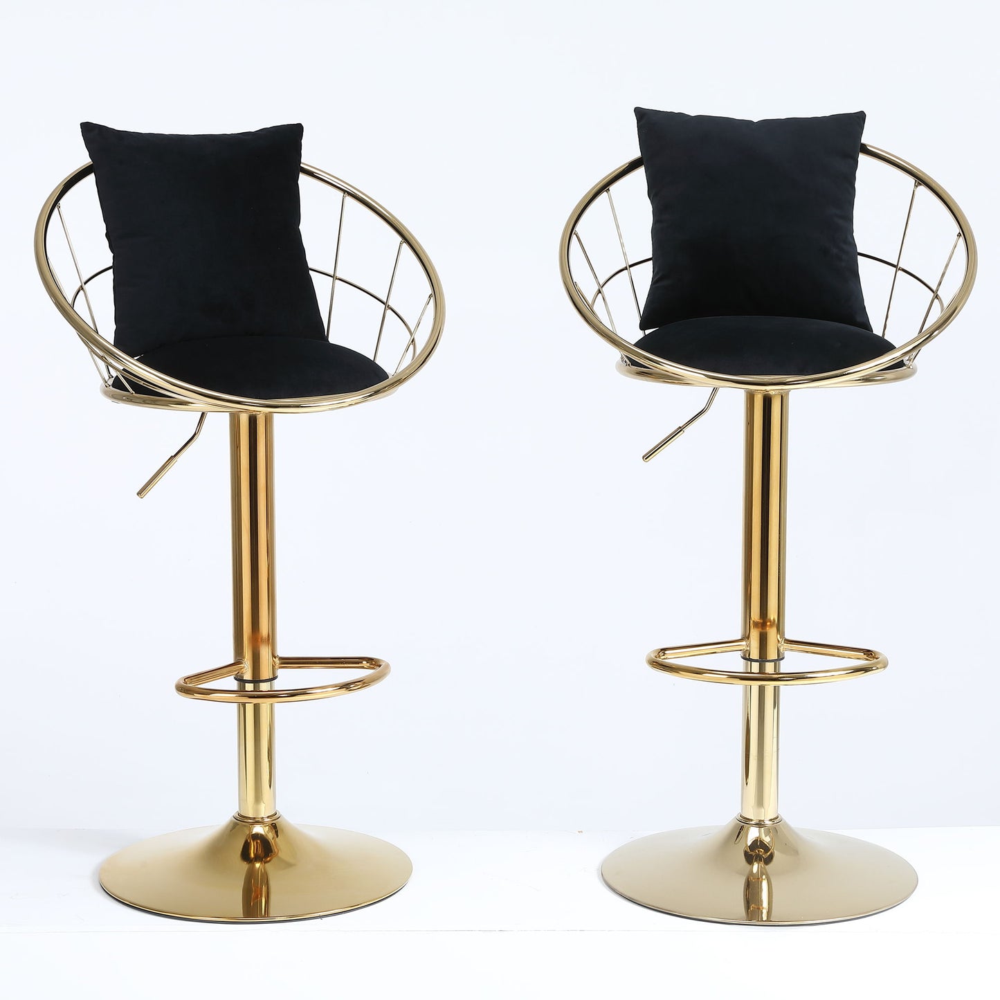 Unique Design Bar Chair, 360 Degree Rotation, Adjustable Height, Suitable For Dining Room And Bar Home Essentials